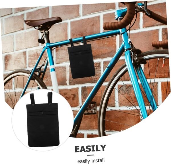 Garneck Water Resistant Neoprene Bike Handlebar Pouch Large Capacity Multi Function Storage Bag for Electric Mountain Bikes Front Phone Holder with Tear Resistant Design - Image 4