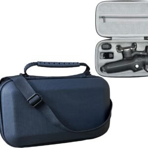 Osmo Mobile 7P Case, Portable Storage OM 7P Carrying Case Shoulder Bag for DJI OM 7 /7P Smartphone Gimbal Stabilizer Accessories Black