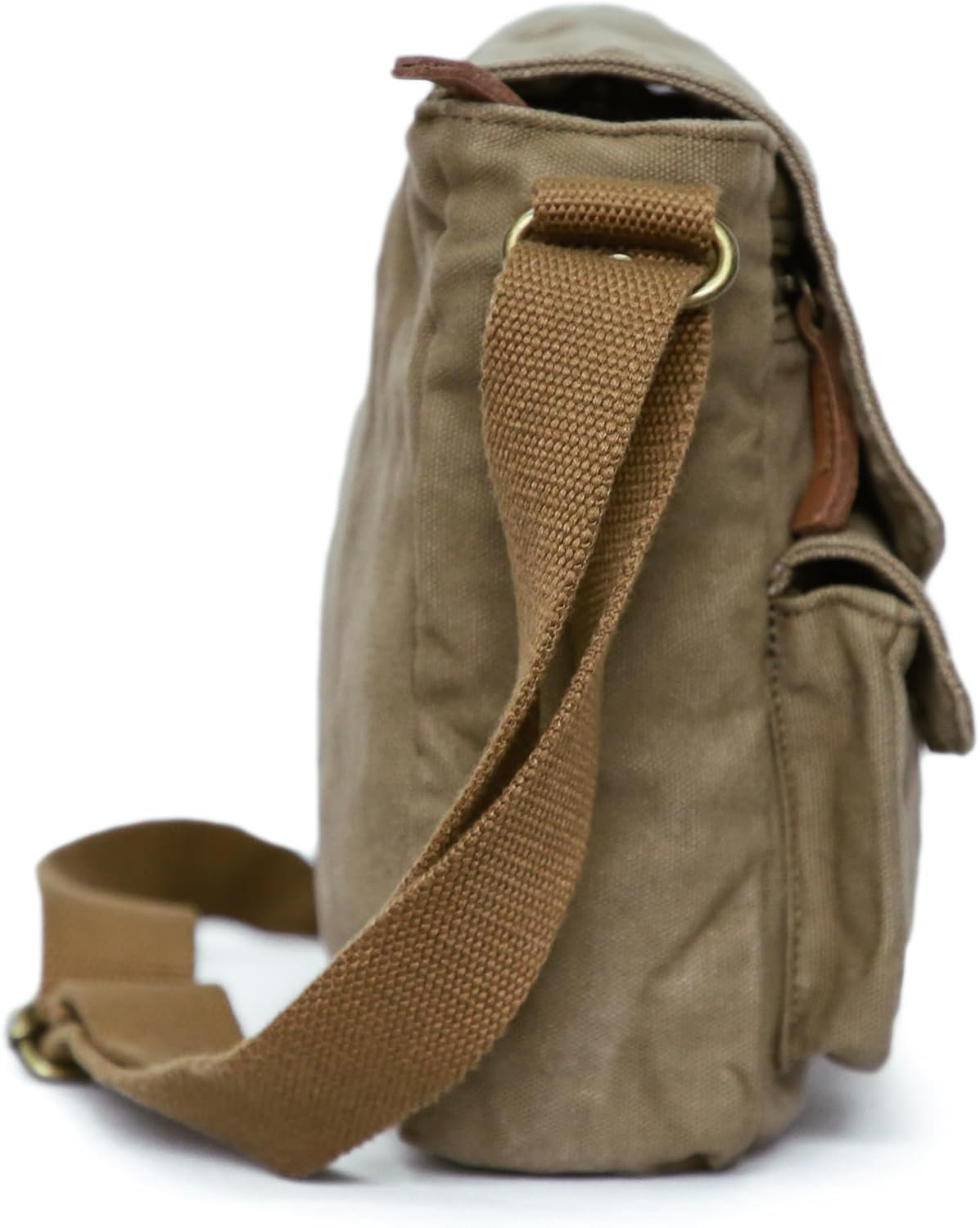 Gootium Canvas Messenger Bag - Vintage Crossbody Shoulder Bag Military Satchel - Image 8