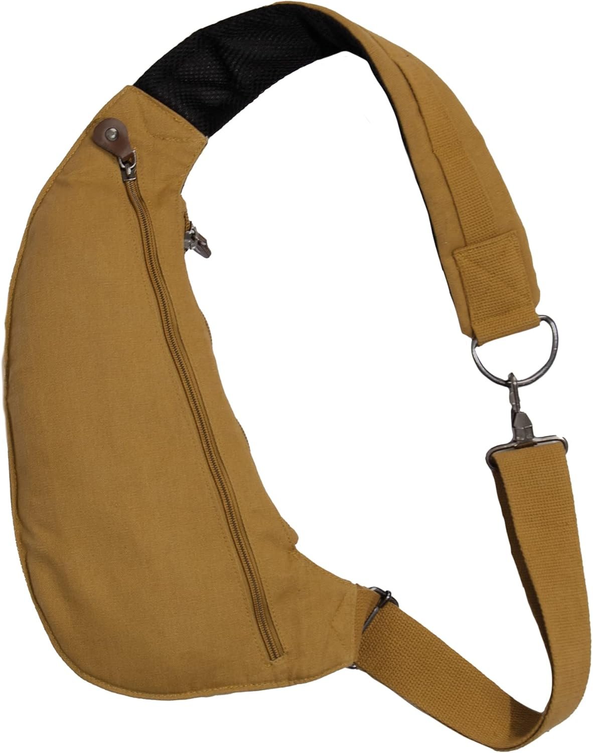 Rothco Vintage Canvas Crossbody Sling Bag – Compact Travel Shoulder Backpack 2L Storage - Image 9