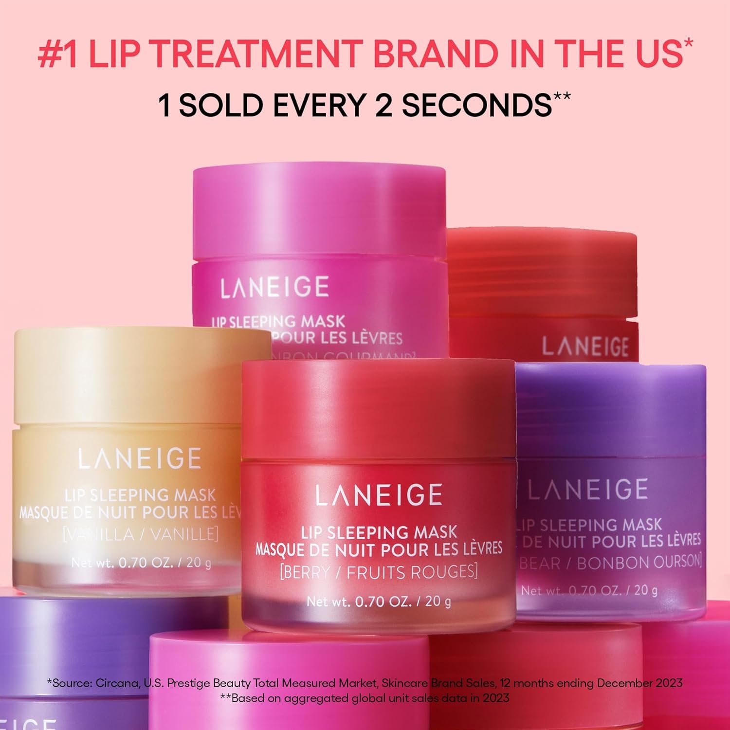 LANEIGE Lip Sleeping Mask: Nourishing Overnight Lip Treatment with Vitamin C, Shea & Murumuru Butter for Hydrating Dry, Flaky Lips - Image 6