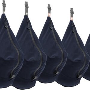 trtl Packing Pods, Midnight – Packing Cubes for Travel – Compression Packing Cube with Water Resistant Fabric – Comes with 3 Cube Sizes (Small, Medium, Large) – Limited Edition – 5 Pack