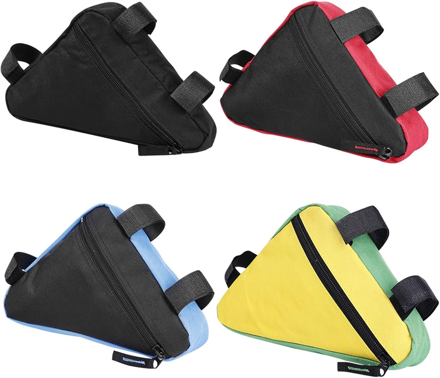 Bike Top Tube Bag Waterproof Bicycles Front Frame Energy Cycling Pack Phone Pouch for Riding Mountain Bikes Top Tube Cycling Bags Triple-cornered Corner Waterproof Triangle - Image 8