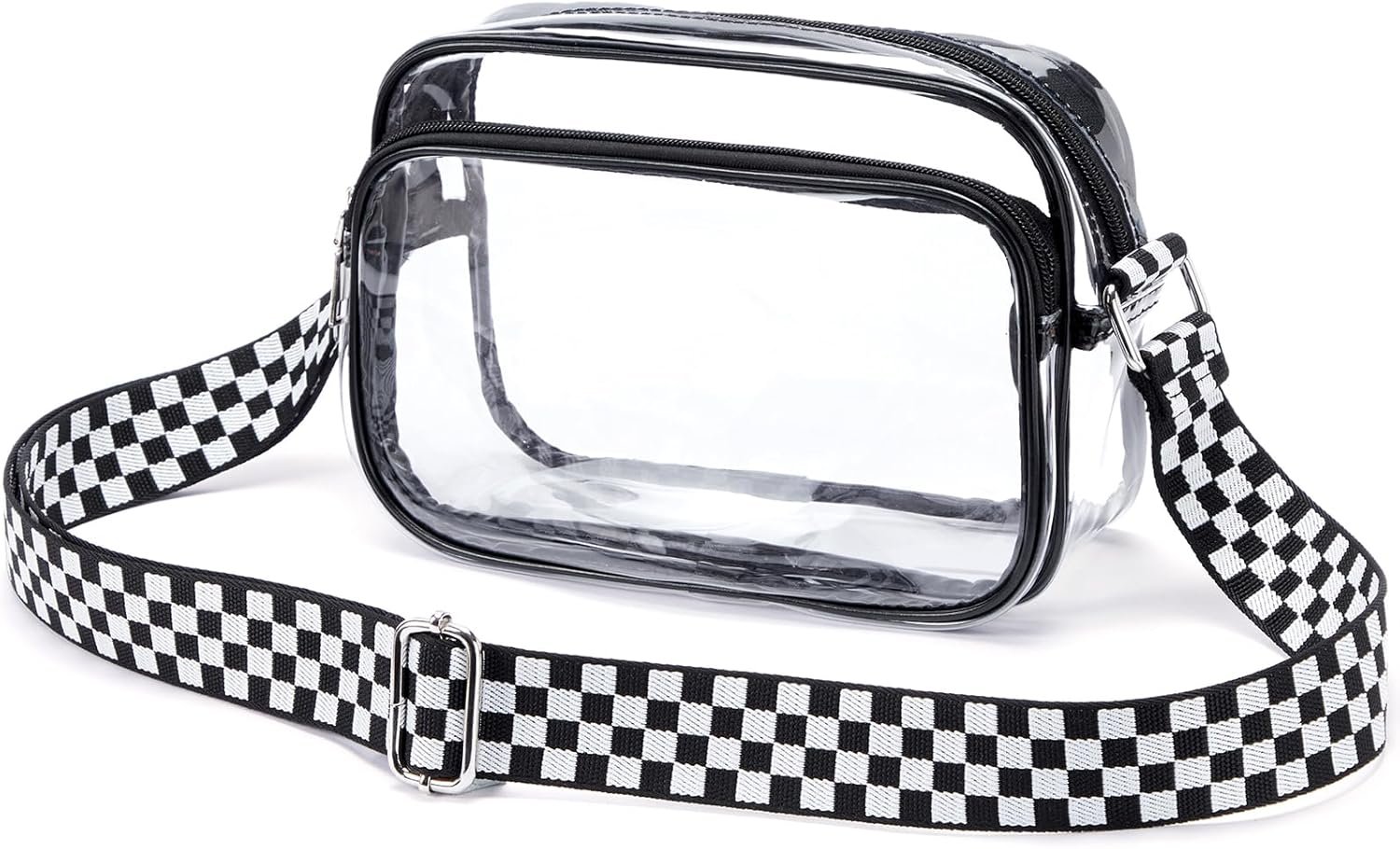 BOSTANTEN Clear Bag for Women Stadium Approved Clear Bags Small Crossbody Purse Trendy for Concerts Sports Events - Image 6