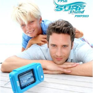 Pyle PWPS63BL Surf Sound Waterproof Portable Speaker Case for iPod, MP3 Player and Smartphone, Blue