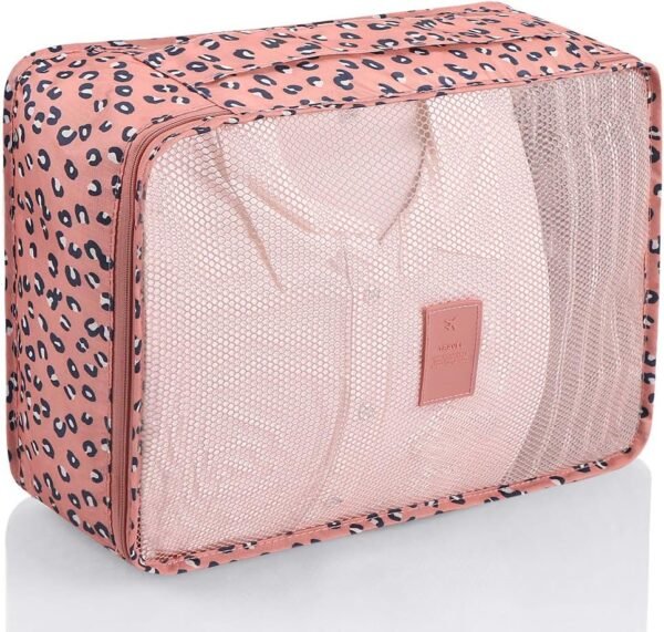 Mossio 7 Set Packing Cubes with Shoe Bag - Travel Carry On Luggage Organizer - Image 5