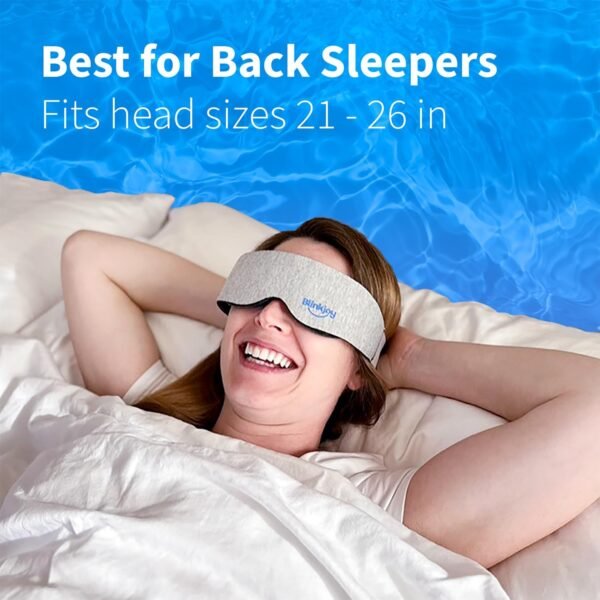 Hydrating Sleep Mask for Dry Eye - FSA/HSA Eligible - Optometrist Approved for Dry Eye Relief, Protects from Dust and Drafts, Preserves Drops and Nighttime Ointment, Comfortable & Lightweight - Image 2