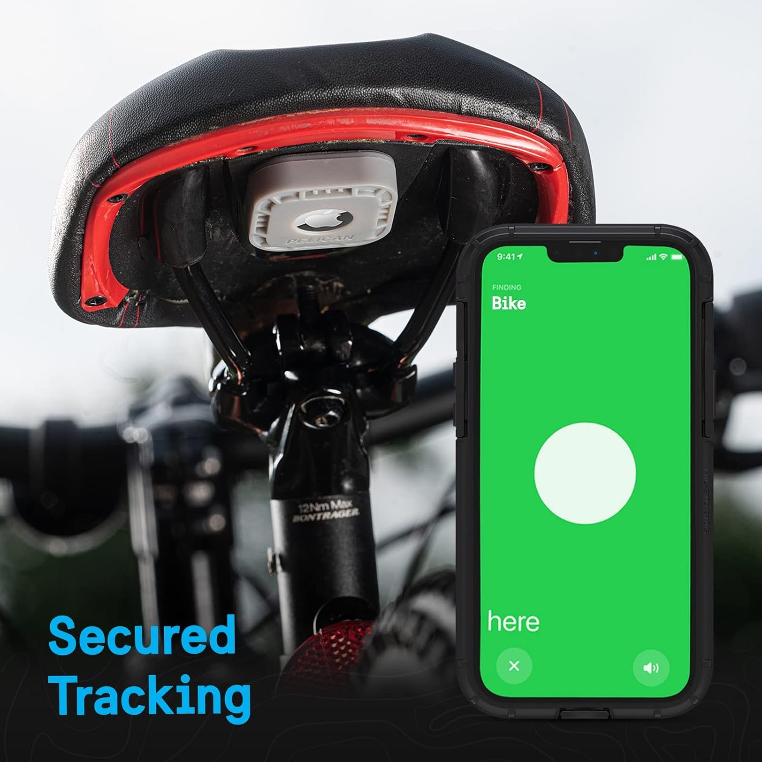 Pelican Protector 4-Pack AirTag Holder - Air Tag Case with 3M Adhesive Sticker - Rugged Shockproof AirTag Cover - Hidden Air Tag Holder Stick On Mount for Travel Luggage Bike Car Remote - Grey - Image 5