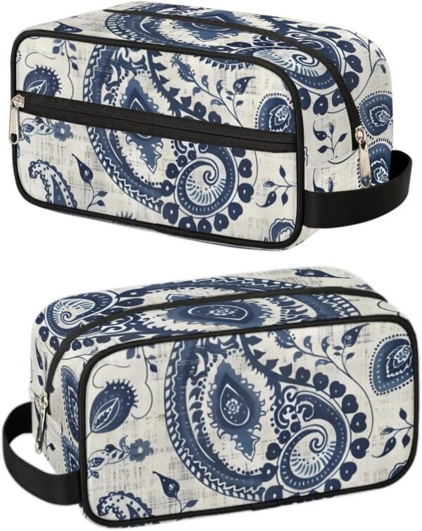 Mandala Boho Makeup Bag Travel Toiletry Bag for Women, Girls Kids Toiletry Bag Cosmetic Waterproof Small Easy-carry - Image 9