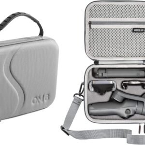 Osmo Mobile 6 Case, Portable Storage Bag Hardshell Carrying Travel Case Fits DJI Osmo Mobile 6 Smartphone Gimbal Stabilizer and Accessories