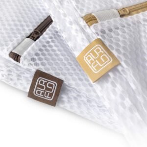 Large Mesh Laundry Bags for Delicates -2 Jumbo XXL Durable Mesh Wash Bags with Zipper, Hanging Loop. Garment Safe and Organizer for Washing Machine, Clothes, Lingerie, Sheets, Blankets and Curtains