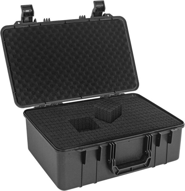 Protective Hard Case Shockproof Water-resistant with Customized DIY Foam fit for Camera, etc,17.3 X 11.5 X 6.5-Inch - Image 2