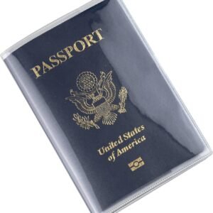 10 Pack Passport Cover Clear Plastic Passport Protector Case Passport Sleeve Clear Vinyl Transparent Passport Holder Travel Document Organizer
