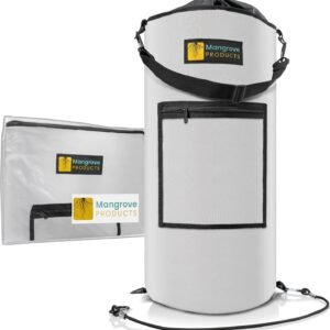 Portable Boat Trash Can, Reusable Trash Bag, Boating Equipment, Boat Storage, Boat Accessories Marine, Pontoon Boat Accessories, Fishing, Sandbar, RV, or Camping