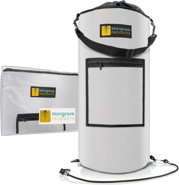 Portable Boat Trash Can, Reusable Trash Bag, Boating Equipment, Boat Storage, Boat Accessories Marine, Pontoon Boat Accessories, Fishing, Sandbar, RV, or Camping
