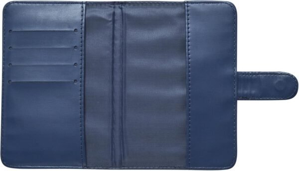 Life is Good Travel Passport Cover - Anti-Theft Passport Holder Wallet with Interior Card Slots, Magnetic Snap Closure, Size One Size, Navy - Image 6