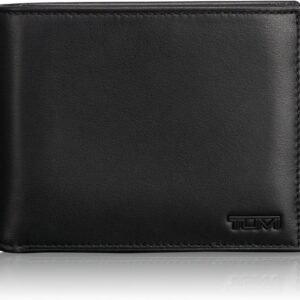 TUMI – Delta Global Removable Passcase Wallet – Leather Wallet – RFID Blocking – ID Window & Card Slots – 4″ x 5″ x 1″ – Black