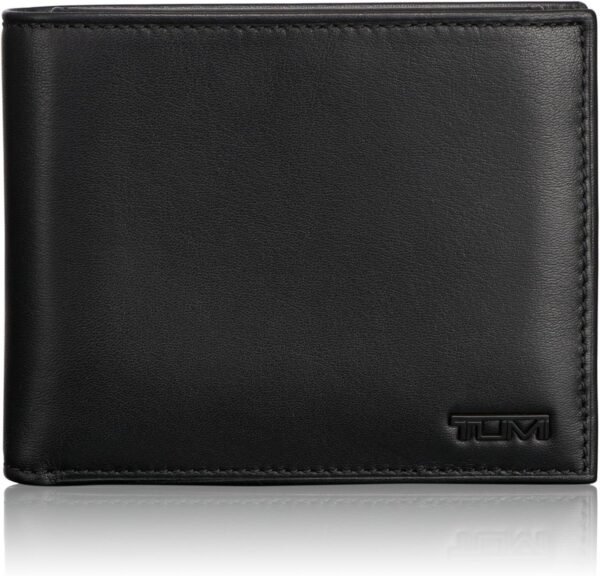 TUMI - Delta Global Removable Passcase Wallet - Leather Wallet - RFID Blocking - ID Window & Card Slots - 4" x 5" x 1" - Black