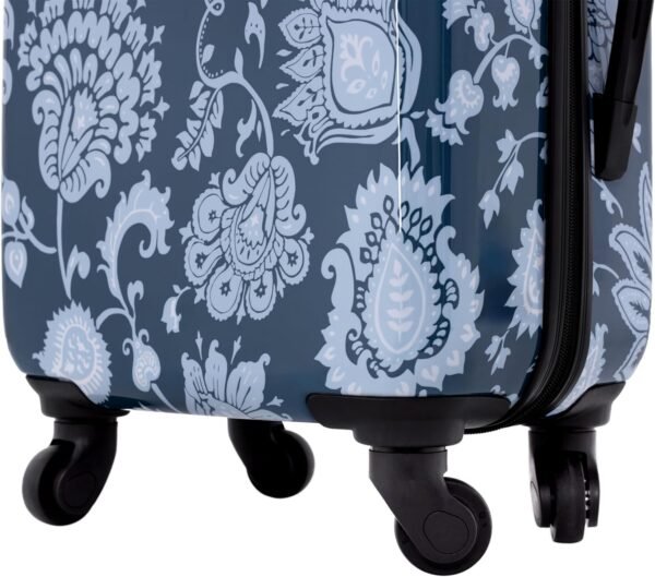 Travelers Club Bella Caronia 3 Piece or 20" Carry-On Voguish Luggage Set, Royal Pattern - Image 6