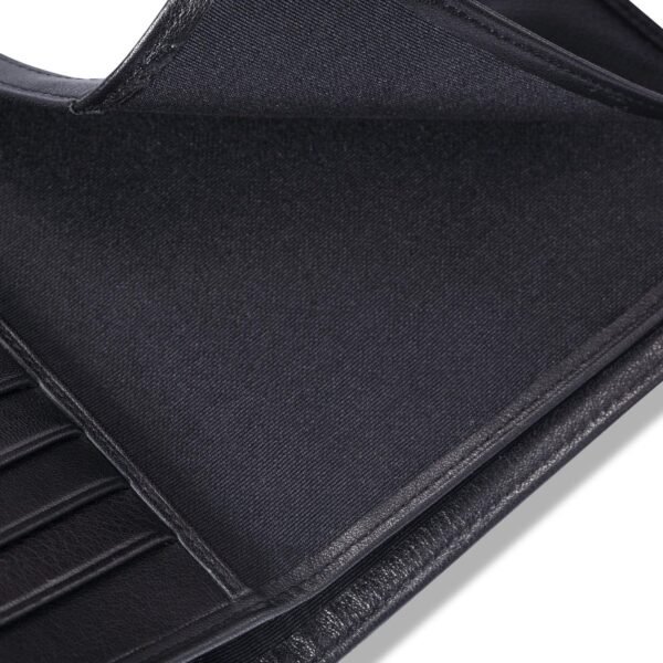 HISCOW Italian Leather Passport Holder for Travel - RFID Blocking Wallet Cover with Secure Organizer for Men & Women, US & Foreign Trips, Black - Image 6