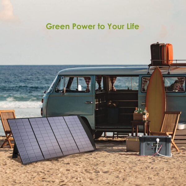 ALLPOWERS SP033 200W Solar Panel 36V 200 Watts Portable Solar Panel Kit Waterproof IP67 Foldable Solar Charger for Portable Power Station RV Marine Laptops Camping Off-Grid Emergency - Image 9