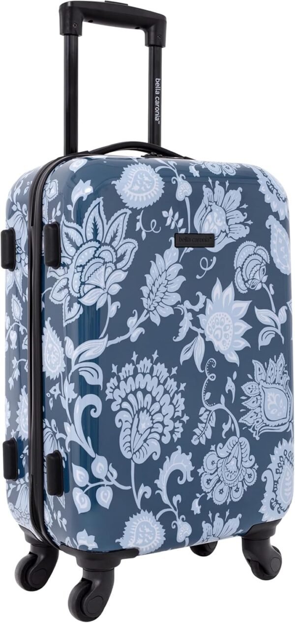 Travelers Club Bella Caronia 3 Piece or 20" Carry-On Voguish Luggage Set, Royal Pattern - Image 4