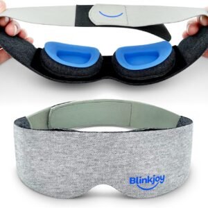 Hydrating Sleep Mask for Dry Eye – FSA/HSA Eligible – Optometrist Approved for Dry Eye Relief, Protects from Dust and Drafts, Preserves Drops and Nighttime Ointment, Comfortable & Lightweight