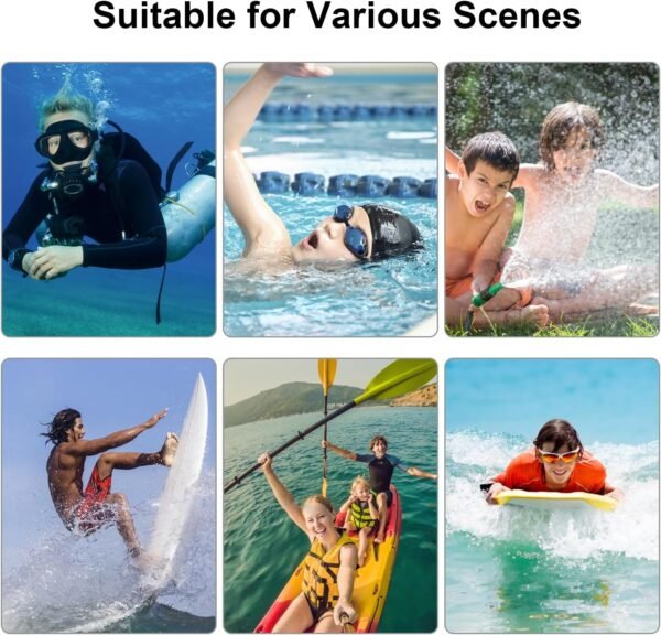 Professional Snorkeling Diving Waterproof Phone Case, Bluetooth Connection with APP Control, Underwater 50ft/15m Photo & Video Protective Housing for iPhone Samsung Galaxy LG Huawei etc. (Blue Orange) - Image 5