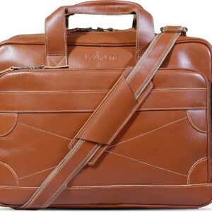 16″ Leather Laptop Bag for Men and Women – Meeting Bag / Briefcase