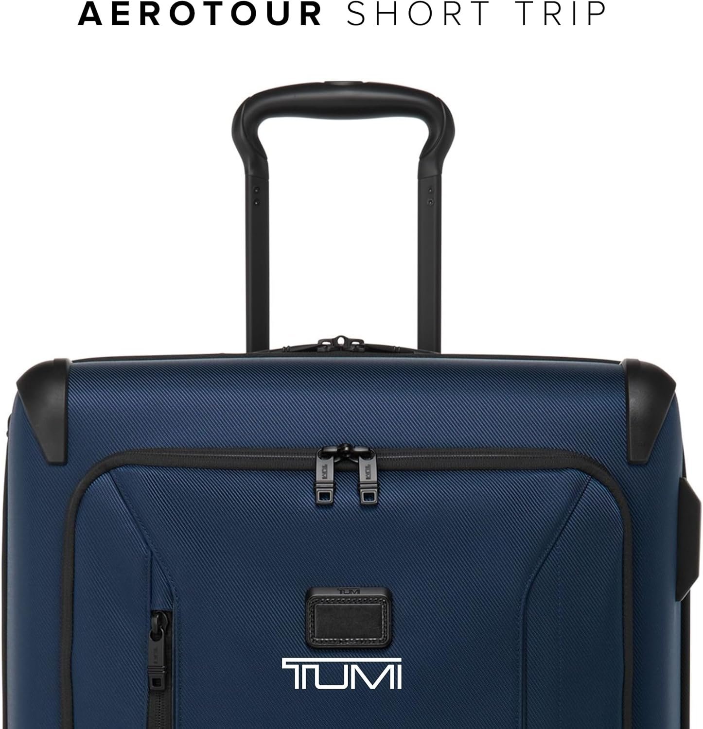 TUMI - Aerotour 4 Wheel Expandable Luggage - Men's and Women's Business and Leisure Travel Suitcase - 26" Short Trip Expandable Packing Case, Navy - Image 6