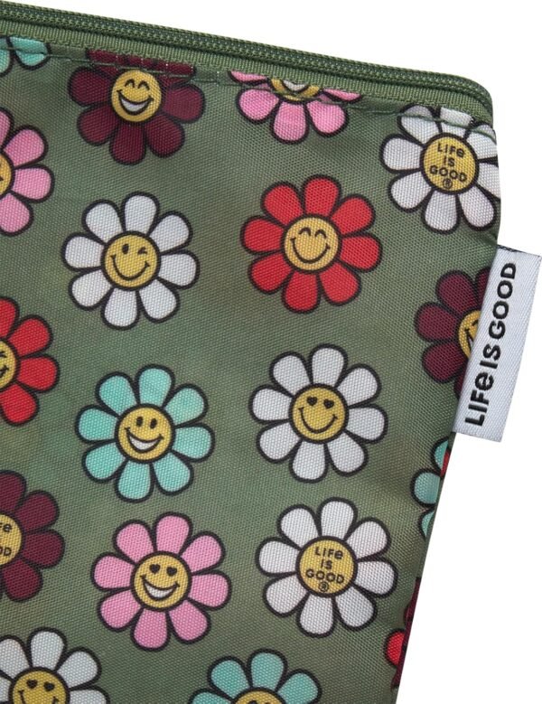 LIFE IS GOOD 6 Piece Packing Cube Set - Tear Resistant Mulifunctional Apparel and Accessory Storage, Happy Daisy - Image 6