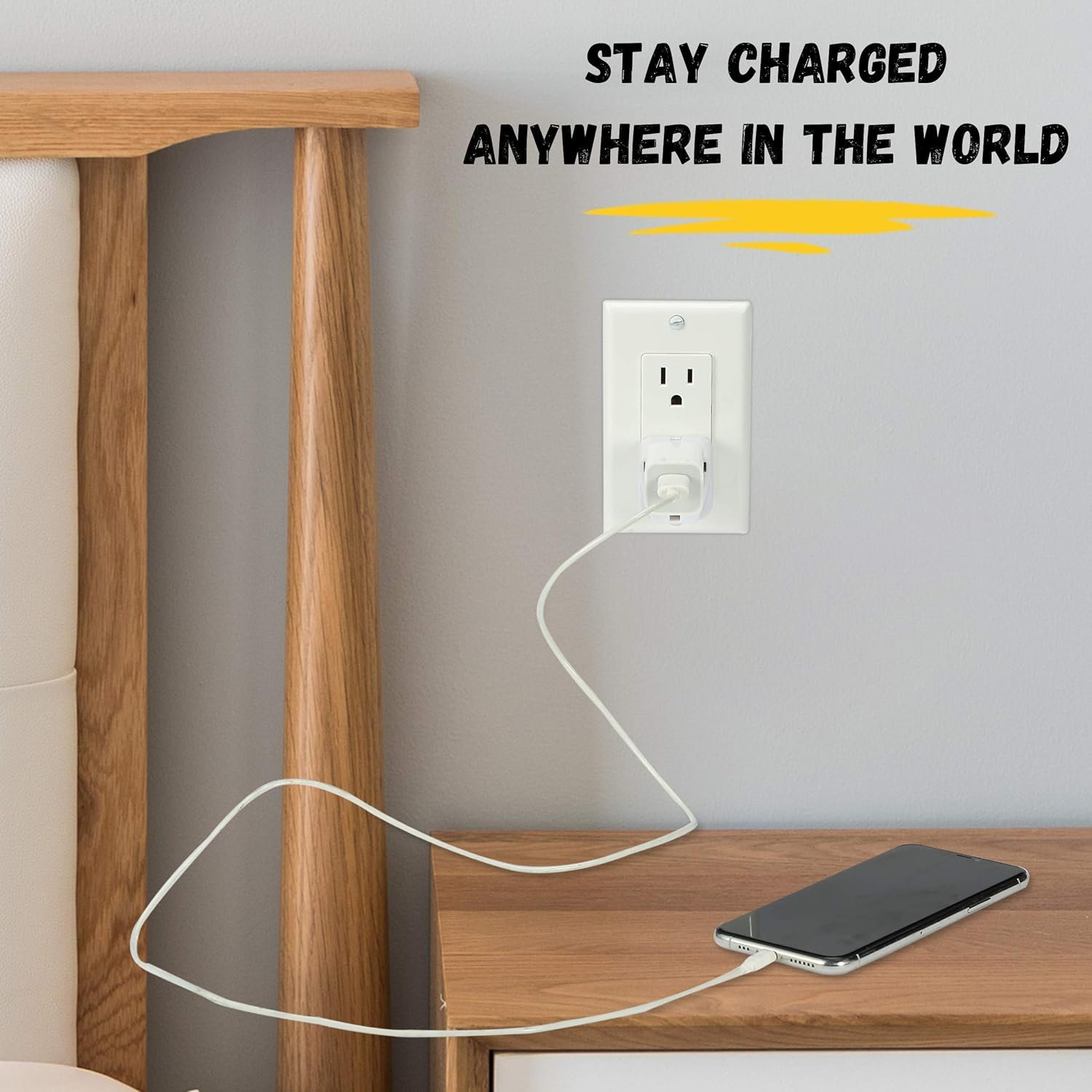 Bates- US Plug Adapter, 2 pc, Travel Adapter, Europe to US Plug Adapter, US Adapter, Electrical Adapters, Converter Plug - Image 7