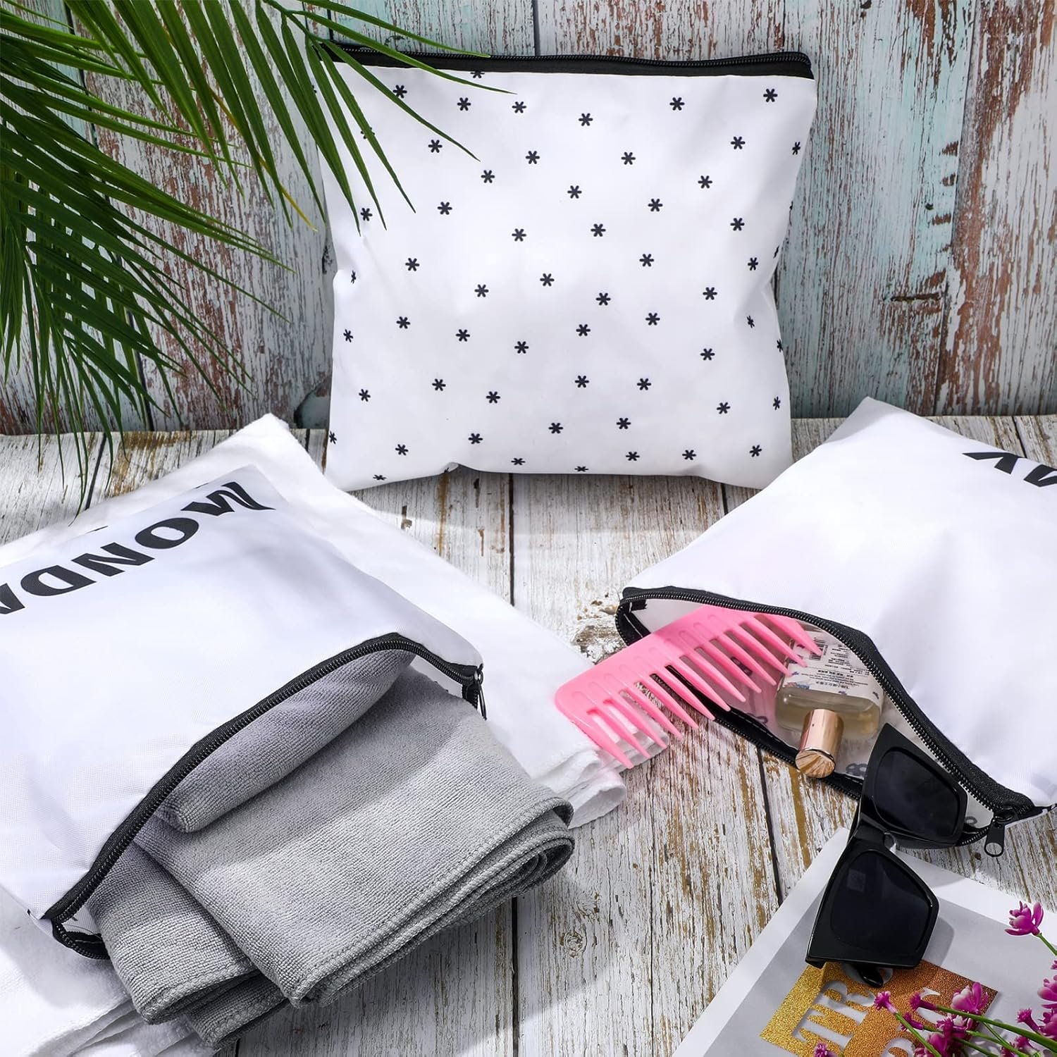 Oudain Packing Cubes Kids and Baby Travel Organizer Pouches Suitcases and Luggage Travel Accessories for Boys and Girls Summer Camp, Cruise, and Family Vacations, Days of Week - Image 6