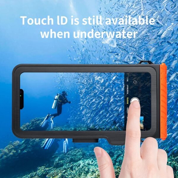 Waterproof Selfie Stick with Phone Case - Professional Underwater Touchscreen Case, Universal Bluetooth Selfie Stick for All Phones, Perfect for Snorkeling, Swimming & Travel - Image 3