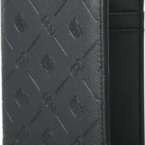 Hello Kitty Passport Holder for Travel Official License, Black Passport Cover for Women, Sanrio Gifts