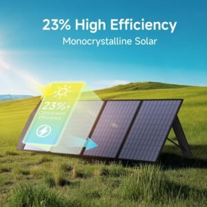 ALLPOWERS SP033 200W Solar Panel 36V 200 Watts Portable Solar Panel Kit Waterproof IP67 Foldable Solar Charger for Portable Power Station RV Marine Laptops Camping Off-Grid Emergency