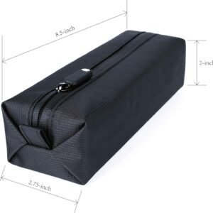 Comfyable Small Toiletry Bag for Men, Slim Mini Toothbrush Bag, Dopp Kit, Electronics, Tech, Gym, Water-Resistant Essentials Organizer