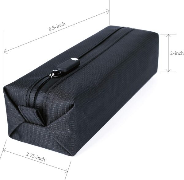 Comfyable Small Toiletry Bag for Men, Slim Mini Toothbrush Bag, Dopp Kit, Electronics, Tech, Gym, Water-Resistant Essentials Organizer - Image 2