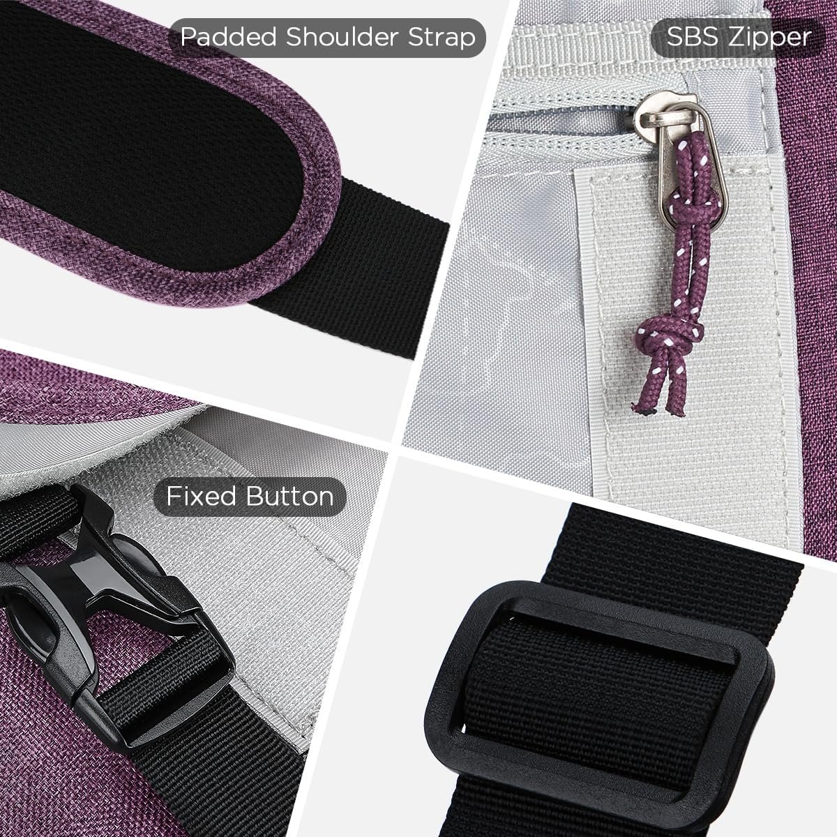 OIWAS Messenger Bag for Women, 15.6 Inch Laptop Crossbody Bags Men Casual Satchel Shoulder Bag College Travel Office Briefcase - Image 4