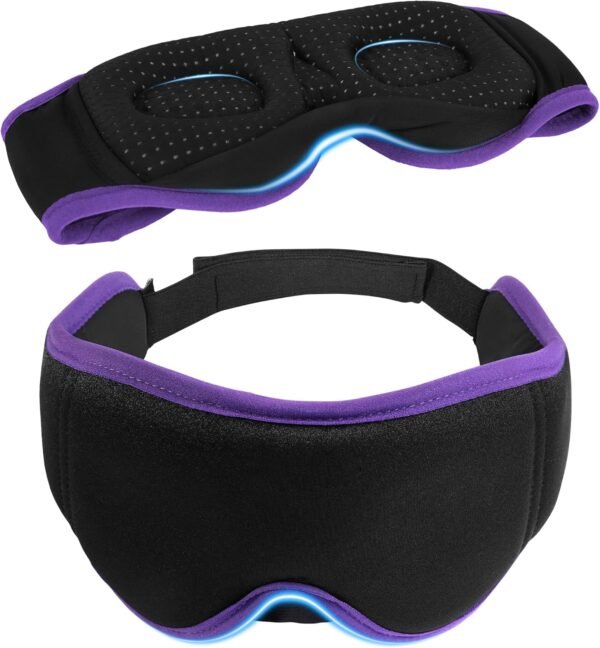 Sleep Mask for Sleeping,Eye Mask for Sleeping Sleep Mask Blackout Travel Meditation Men Women