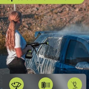 Cordless Pressure Washer Battery Powered; 990 PSI Cordless Power Washer with 4.0Ah Battery&Charger & 6-in-1 Nozzle; Portable Power Washer Cordless for Home; Battery Pressure Washer for Car Wash, Yard