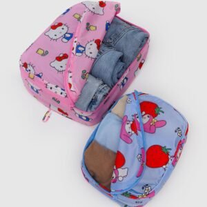 BAGGU Packing Cube Set – Hello Kitty and Friends Florals