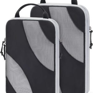 BAGSMART Compression Packing Cubes, 6 Set/4 Set/2 Set Travel Packing Cubes for Carry on Suitcases, Compression Suitcase Organizers Bag Set & Travel Cubes for Luggage, Lightweight Packing Organizers