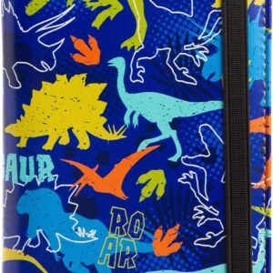 passport Holder,Rfid Blocking Travel Wallet Credit Card Case Cute Passport cover for Women/Men,Boys Girls Travel Essentials (Dinosaur)