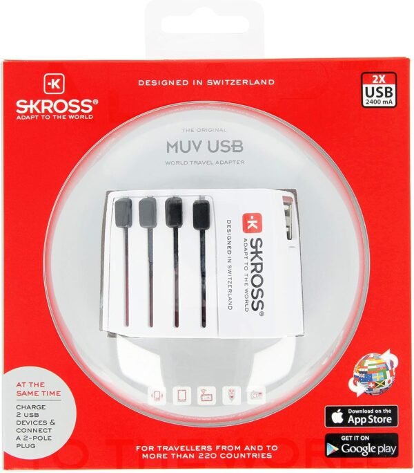 SKROSS 1.302930 World Adapter MUV USB - Image 8