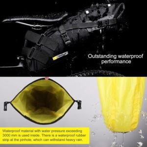 Rhinowalk Waterproof Bike Saddle Bag 13L – Under Seat Storage for Mountain Road Biking and Commuting Trips