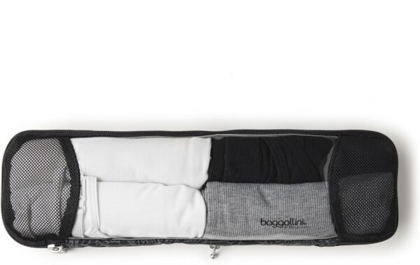 Baggallini Long Compression Cube - Lightweight Compression Packing Cube for Travel - Image 5