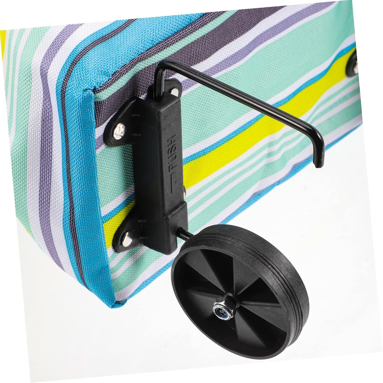 Gatuida Foldable Grocery Trolley Bag with Wheels Large Adjustable Handle Shopping Cart Tote for Groceries and Laundry Portable Reusable Shopping Pouch - Image 8