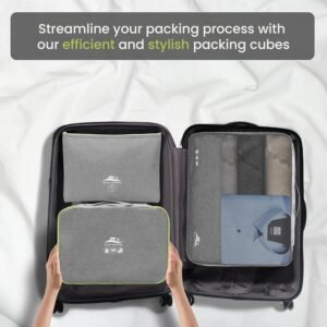 7 Set Packing Cubes for Suitcases Travel Luggage Packing Organizers,Travel Essentials Luggage Organizer Accessories Toiletry Bag Shoe Bag Laundry bag