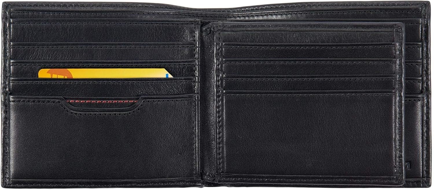 TUMI - Delta Global Center Flip ID Passcase - Bifold Leather Wallet - RFID Blocking Accessory - Multiple Card Slots - 4" x 5" - Black - Image 4